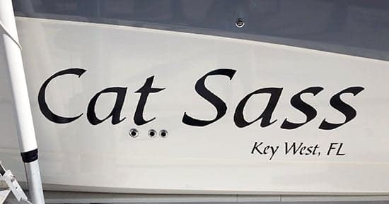 Custom Vinyl Boat Name Custom Vinyl Boat Name