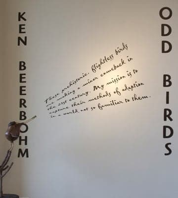 Custom design lettering on a wall Custom design lettering on a wall