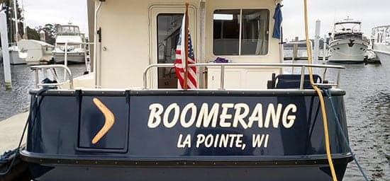 Custom Vinyl Boat Name Custom Vinyl Boat Name