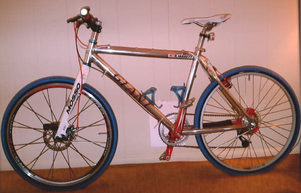 Custom Lettering on a bicycle