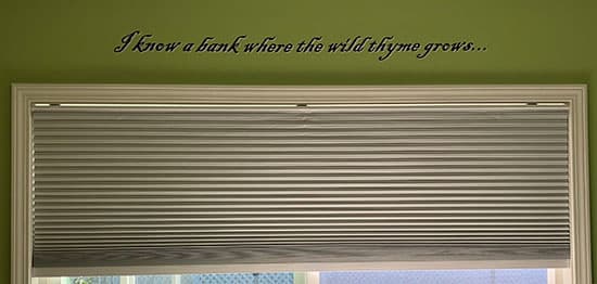 Custom Vinyl Wall Lettering