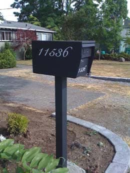 Mailbox Lettering