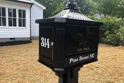 Submitted by: Anonymous, Some-City, USA - Font used: Victorian Mailbox Letters Numbers