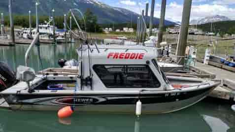 Submitted by: Cory Thole, Skagway, AK USA Custom Boat Vinyl Lettering