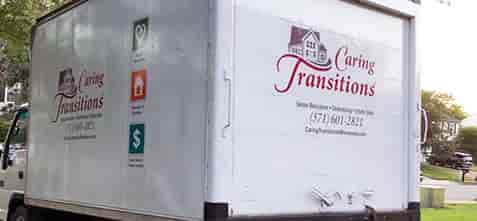 Submitted by: Steve, Caring Transitions of Manassas, VA Custom Vinyl Truck Decals