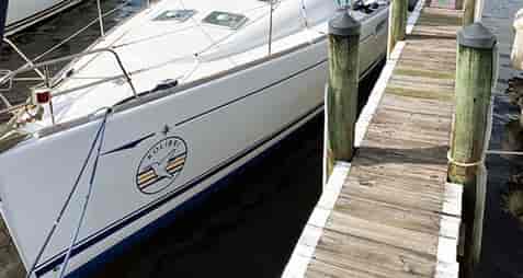Submitted by: Susanne, Palmetto, FL Custom Vinyl Boat Decal