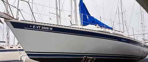 Custom Vinyl Boat Name and Registration Numbers