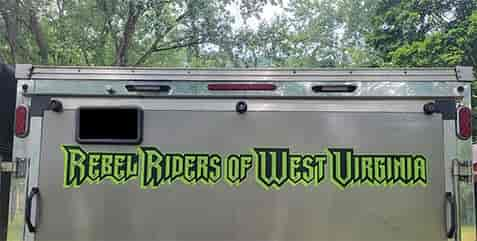 Custom Vinyl Trailer Lettering