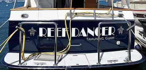 Custom Vinyl Boat Name