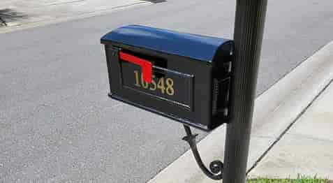 Custom Vinyl Mailbox Numbers