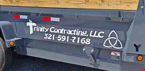 Custom Vinyl Lettering For Trailer