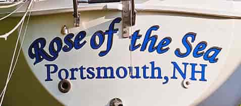 Submitted by: Susan, NH Custom Vinyl Boat Name
