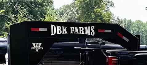 Submitted by: D Smith, Charleston, AR, USA - Font used: Marlboro Custom Vinyl Trailer Lettering