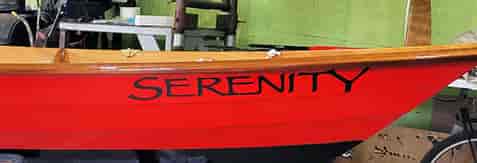 Submitted by: Anonymous, Some-City, USA Custom Vinyl Boat Name
