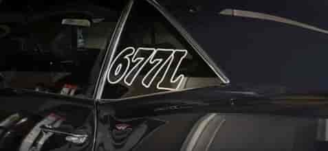 Submitted by: Mesa, AZ - Font used: Alfredo Heavy Custom Vinyl Car Lettering