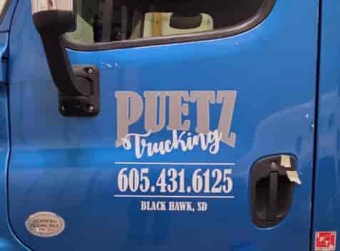 Submitted by: Allen Puetz, Black Hawk, SD Custom Truck Logo