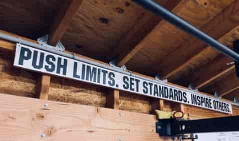 Submitted by: Givin It A Tri, www.givinitatri.com - Font used: Machine Custom Vinyl Wall Lettering