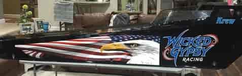 Submitted by: Wicked Gypsy Racing, Hannibal Missouri Dragster Decals