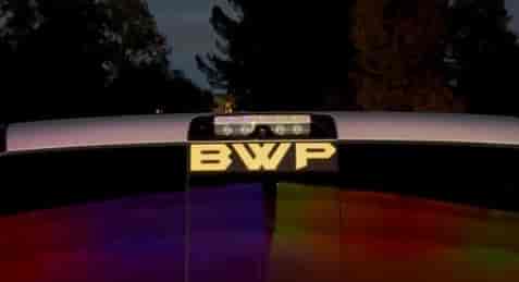 Submitted by: Anonymous, California, USA - Font used: Batman Forever Reflective Lettering