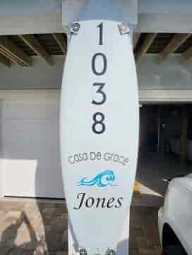 Submitted by: Robert Jones, Pensacola Beach, FL Creative Vinyl Lettering Project