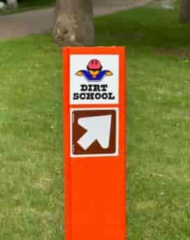 Submitted by: Anne, Lansing, MI - Font used: Custom Pole Sign Lettering