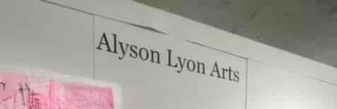 Submitted by: Alyson - Font used: Georgia Wall lettering for an art show