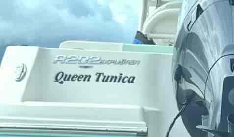 Custom Vinyl Boat Name