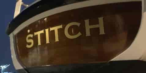 Custom Vinyl Boat Name