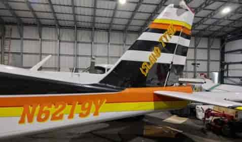 Submitted by: Anonymous, Some-City, USA - Font used: Burrito Custom Vinyl Company Names and Tail Numbers For Planes