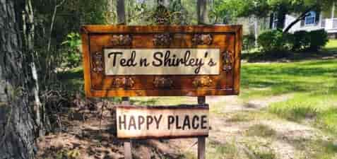 Submitted by: Ted A Quinby, Purvis, MS - Font used: Pacifico Custom Vinyl Lettering for Signs