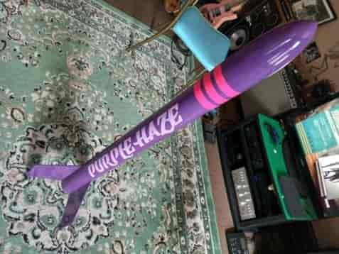 Custom Vinyl Rocket Name