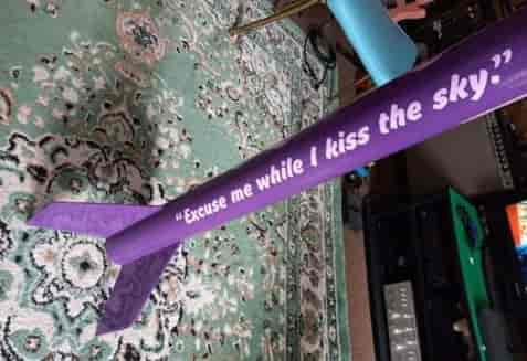 Custom Vinyl Lettering For Rocket