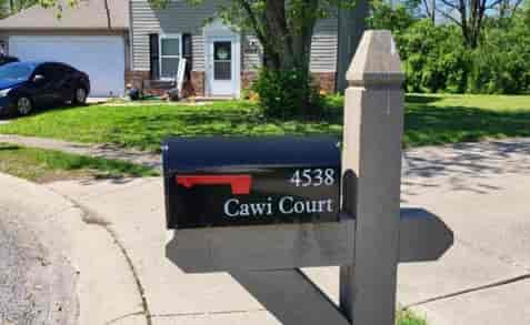 Custom Vinyl Lettering For Mailbox