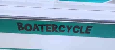 Custom Vinyl Boat Name