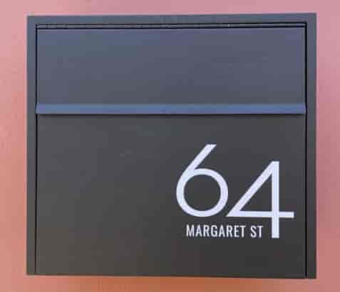 Custom Vinyl Mailbox Numbers