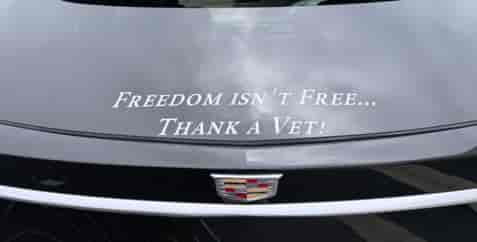 Custom Vinyl Vehicle Lettering