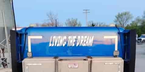 Submitted by: Dustin Davidson Custom Vinyl Truck Lettering