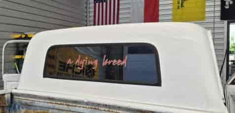 Submitted by: L. Contreras, San Antonio, Texas USA - Font used: John Handy Custom Vinyl Truck Lettering