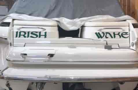 Custom Vinyl Boat Name