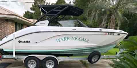 Custom Vinyl Boat Name