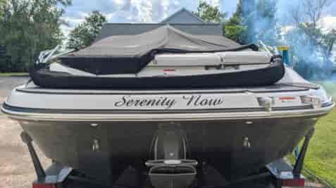 Submitted by: Charniw, Some-City, USA - Font used: Custom Vinyl Boat Name