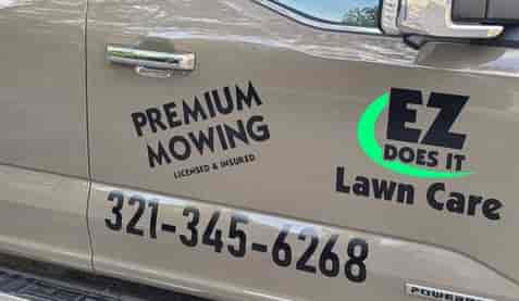 Custom Vinyl Truck Lettering
