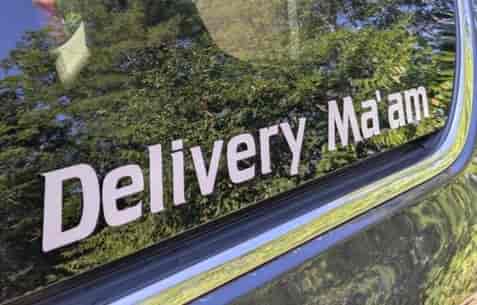 Custom Vinyl Lettering For Vehicle Window