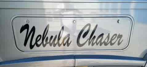 Custom Vinyl RV Lettering