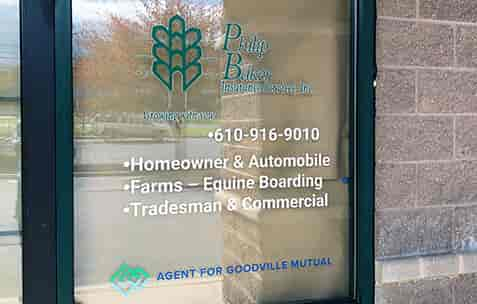 Custom Vinyl Lettering For Office Window