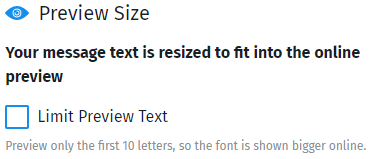 'preview size' option to help show more font detail