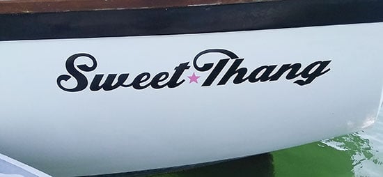 Custom Vinyl Boat Name Custom Vinyl Boat Name