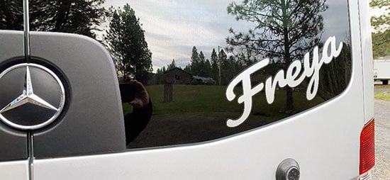 Custom Viynl Lettering For Van Custom Viynl Lettering For Van