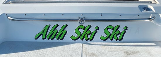 Custom Vinyl Boat Name Custom Vinyl Boat Name