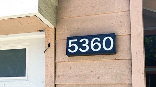 Submitted by: Anonymous, Some-City, USA Custom Vinyl Home Numbers